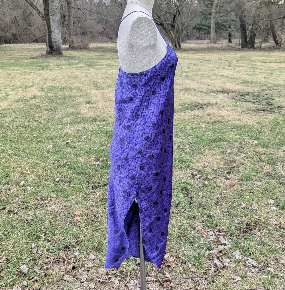 Vintage 90s Body Drama Polkadot Slip Dress - Picture 4 of 8